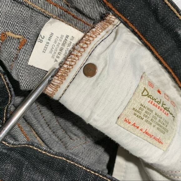David Kahn Nikki 30" inseam Black Wash Bootcut Jeans Size 28 - Picture 5 of 6